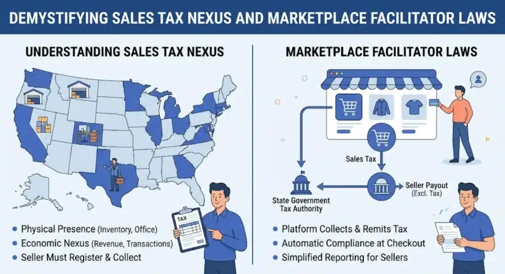 Demystifying Sales Tax Nexus and Marketplace Facilitator Laws
