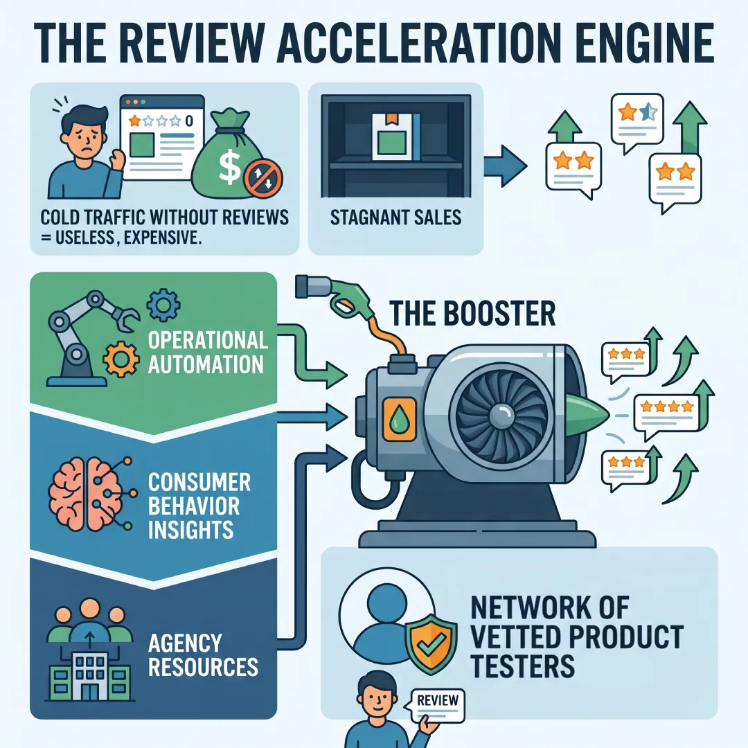 Infographical Image of Pre-Launch Market Intelligence and Listing Optimization